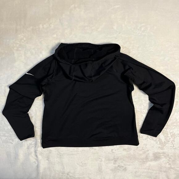 Nike Pro Runners Hoodie Women's M Black Performance Hyperwarm Limitless Pullover - Picture 4 of 8